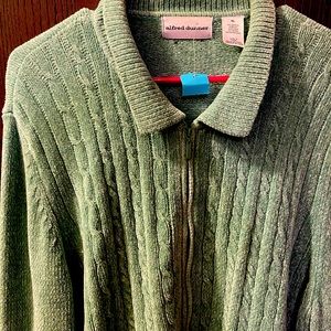 Alfred Dunner Mint Green Sweater